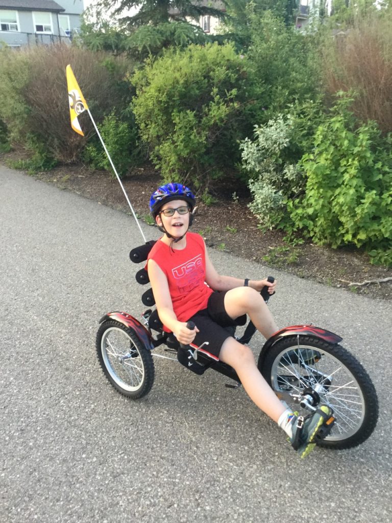 Kids shop recumbent bike