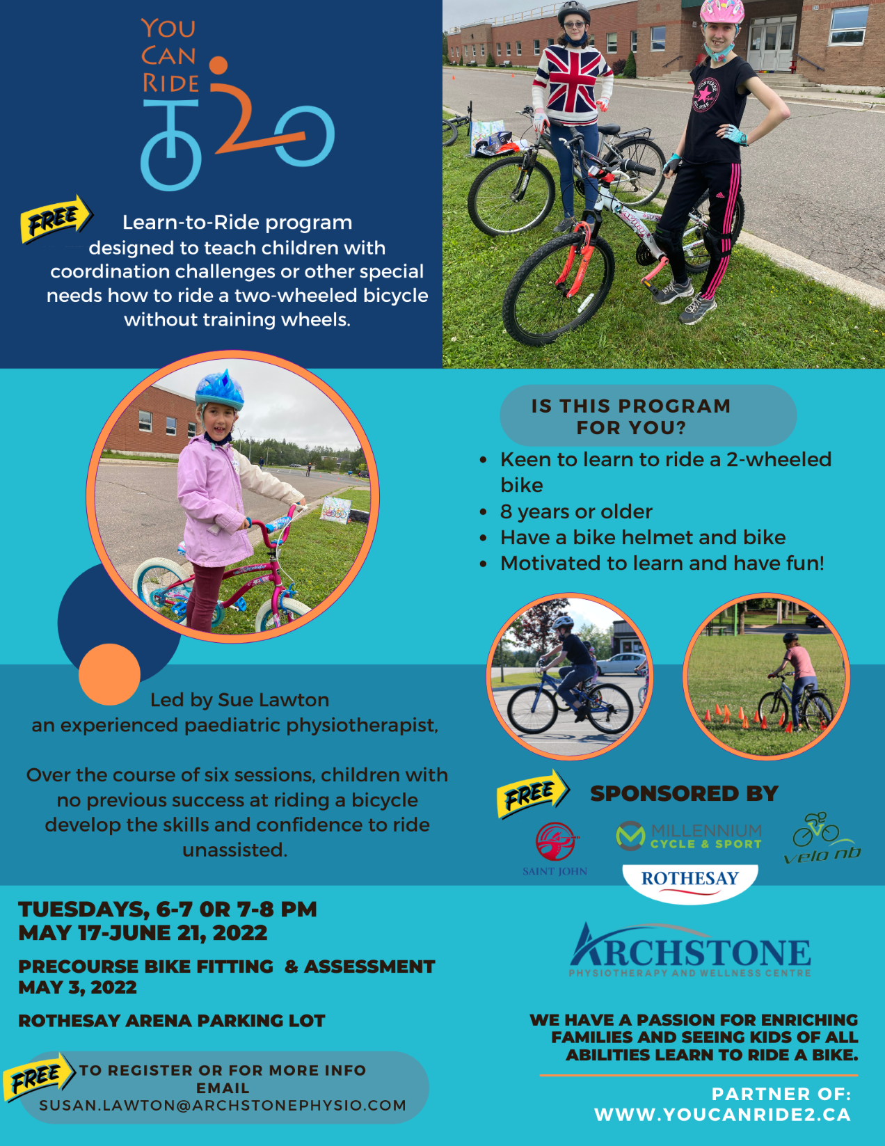 YCR2 Programs Across Canada You Can Ride 2