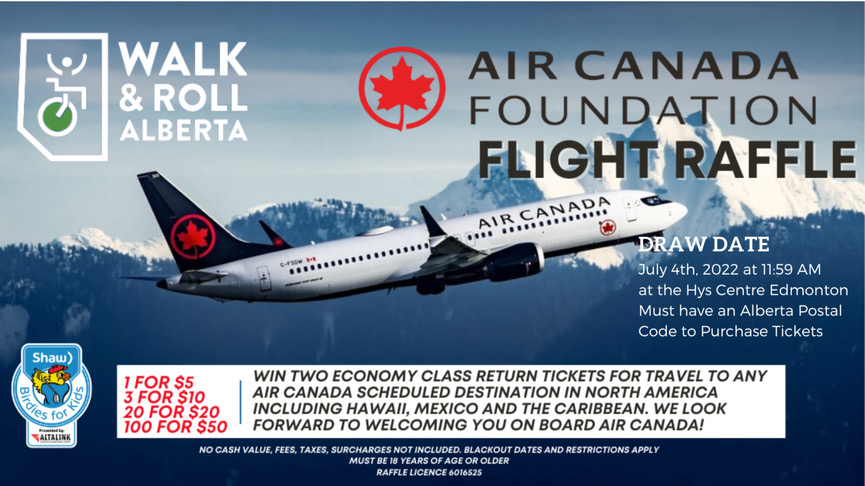 Air Canada Raffle Ticket